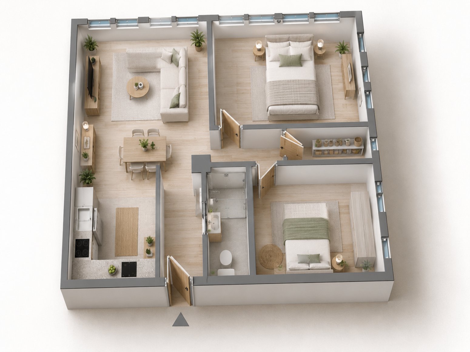 Piso de 81 m² en Los Corrales de Buelna