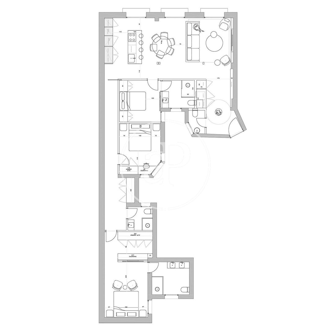 Piso de 170 m² en Madrid