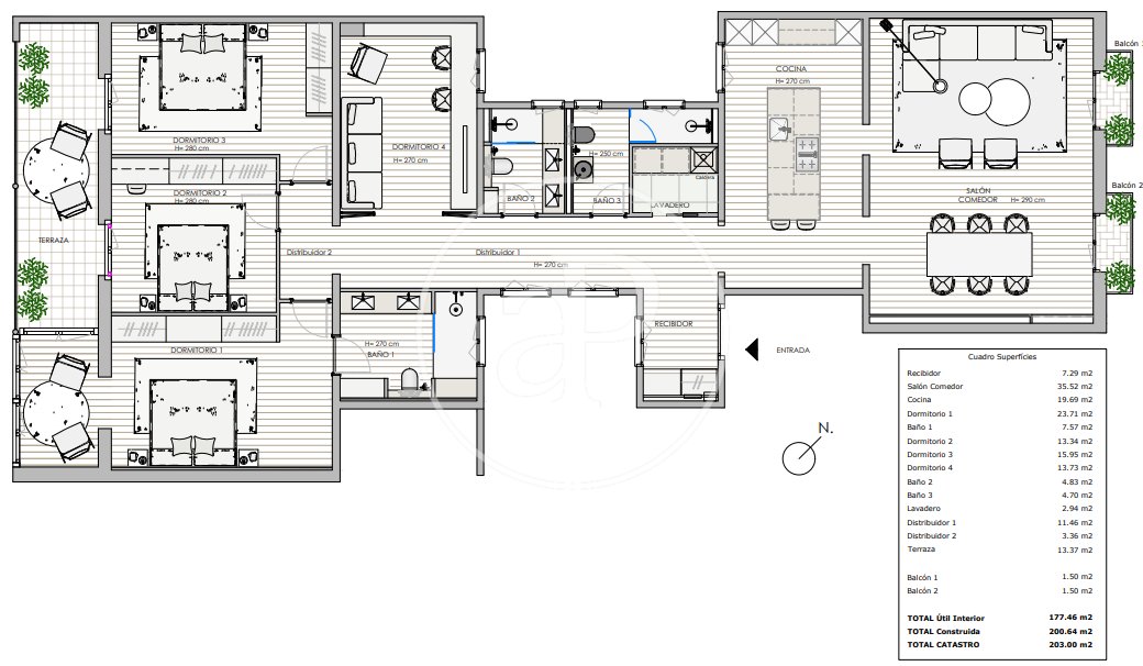 Piso de 203 m² en Barcelona
