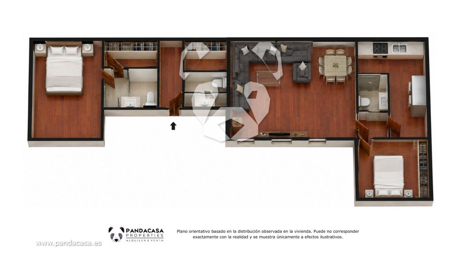 Piso de 89 m² en Madrid