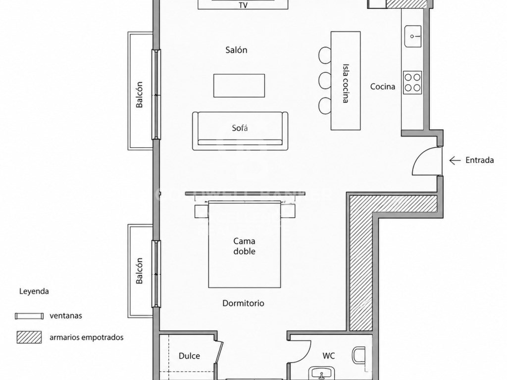 Pis de 70 m² a València