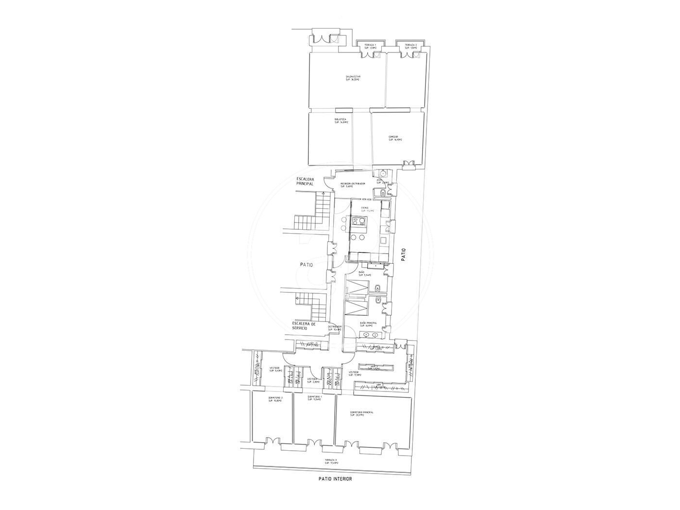 Pis de 230 m² a Madrid