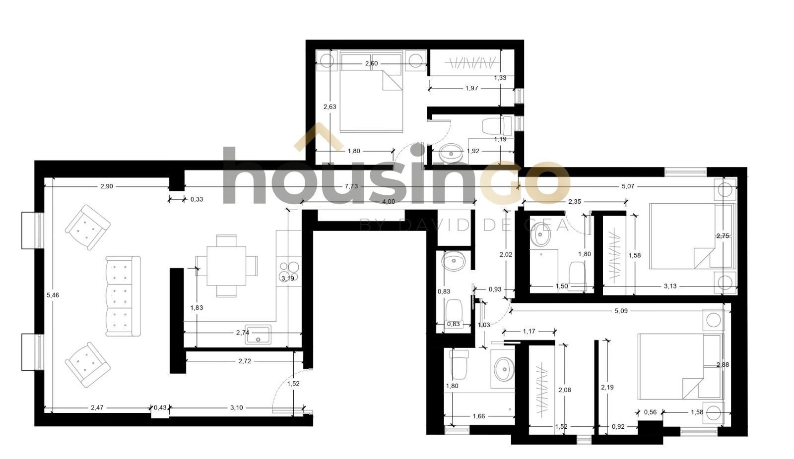 Pis de 115 m² a Madrid