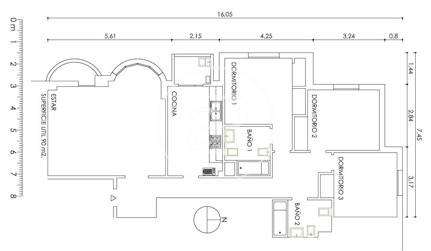 Wohnung 112 m² in Valencia