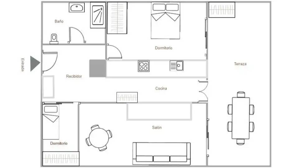 Piso de 64 m² en Elche