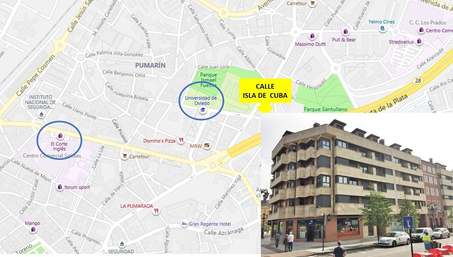 Piso de 46 m² en Oviedo