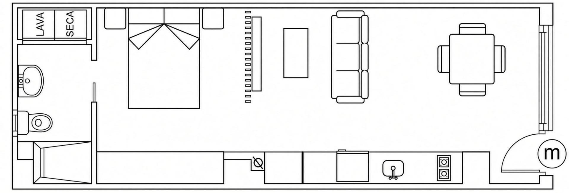 Pis de 42 m² a Granada
