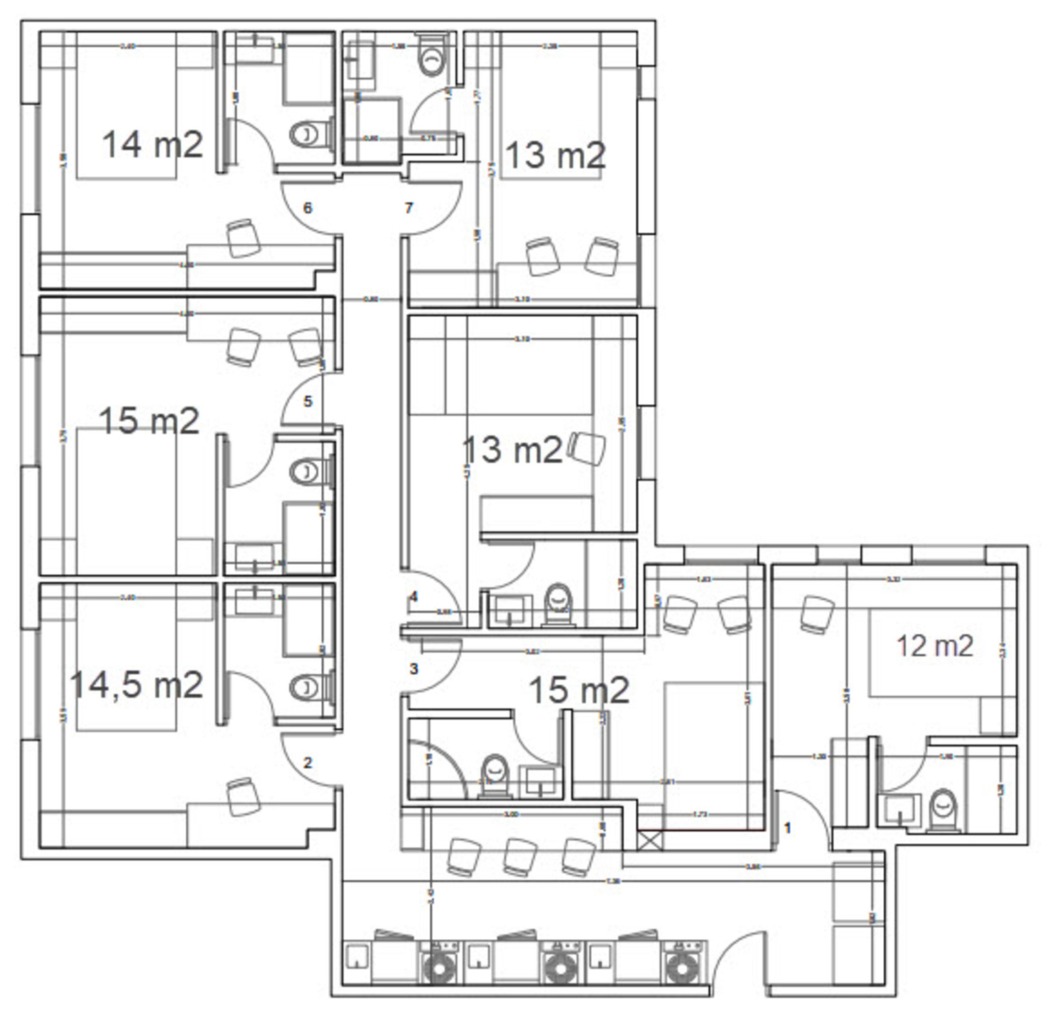 Habitación 160 m², Madrid