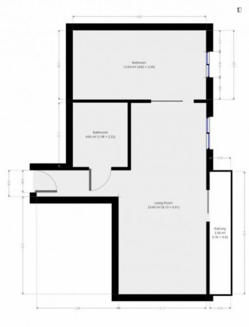 Pis de 40 m² a València