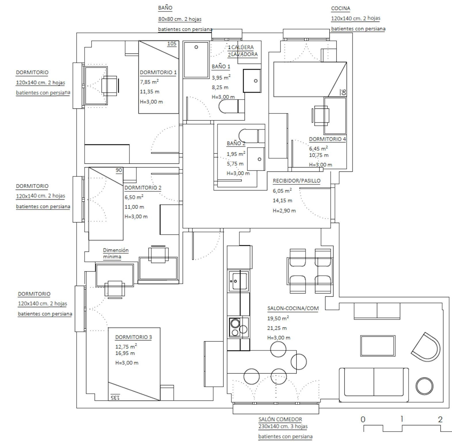 Pis de 82 m² a Madrid