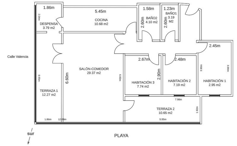 Pis de 94 m² a Torrevella