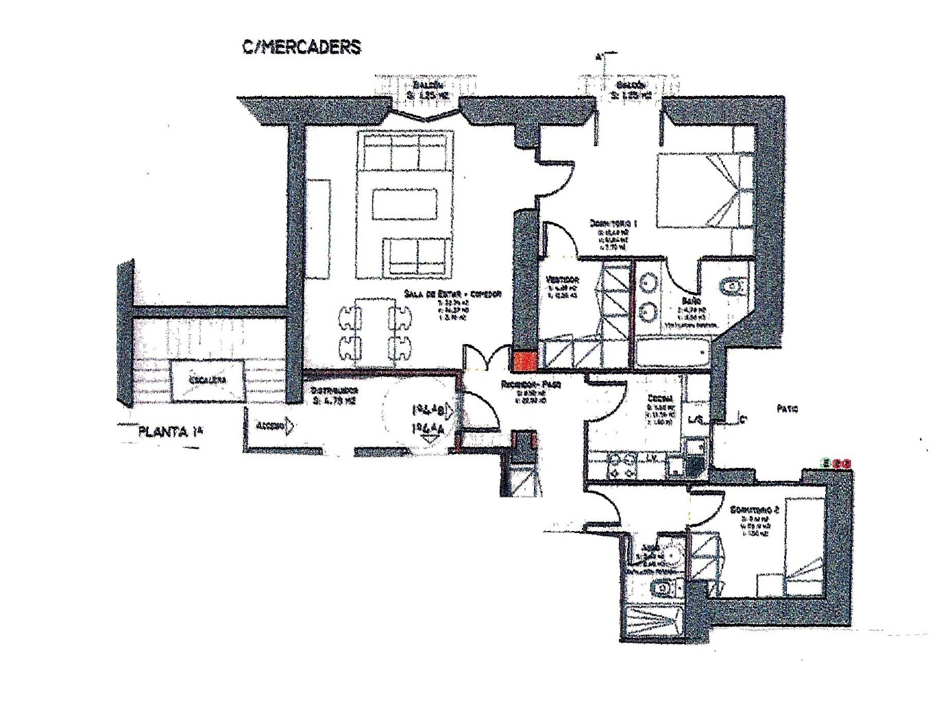 Piso de 81 m² en Gerona