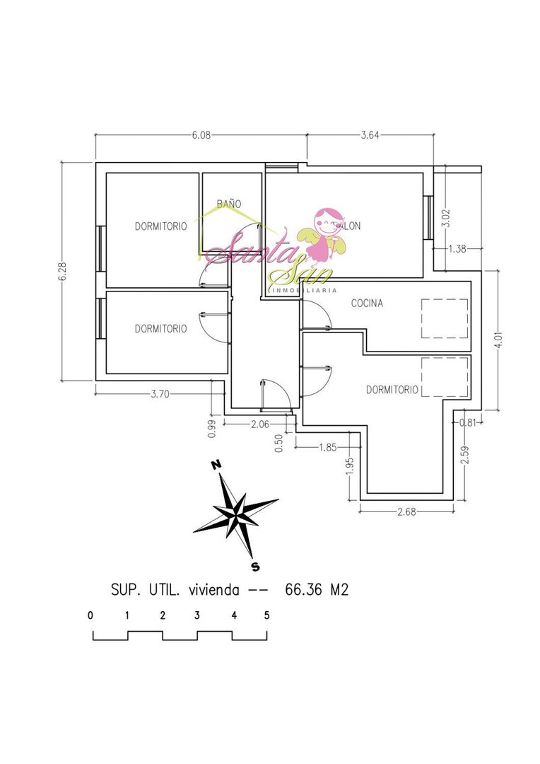 Pis de 90 m² a Salamanca