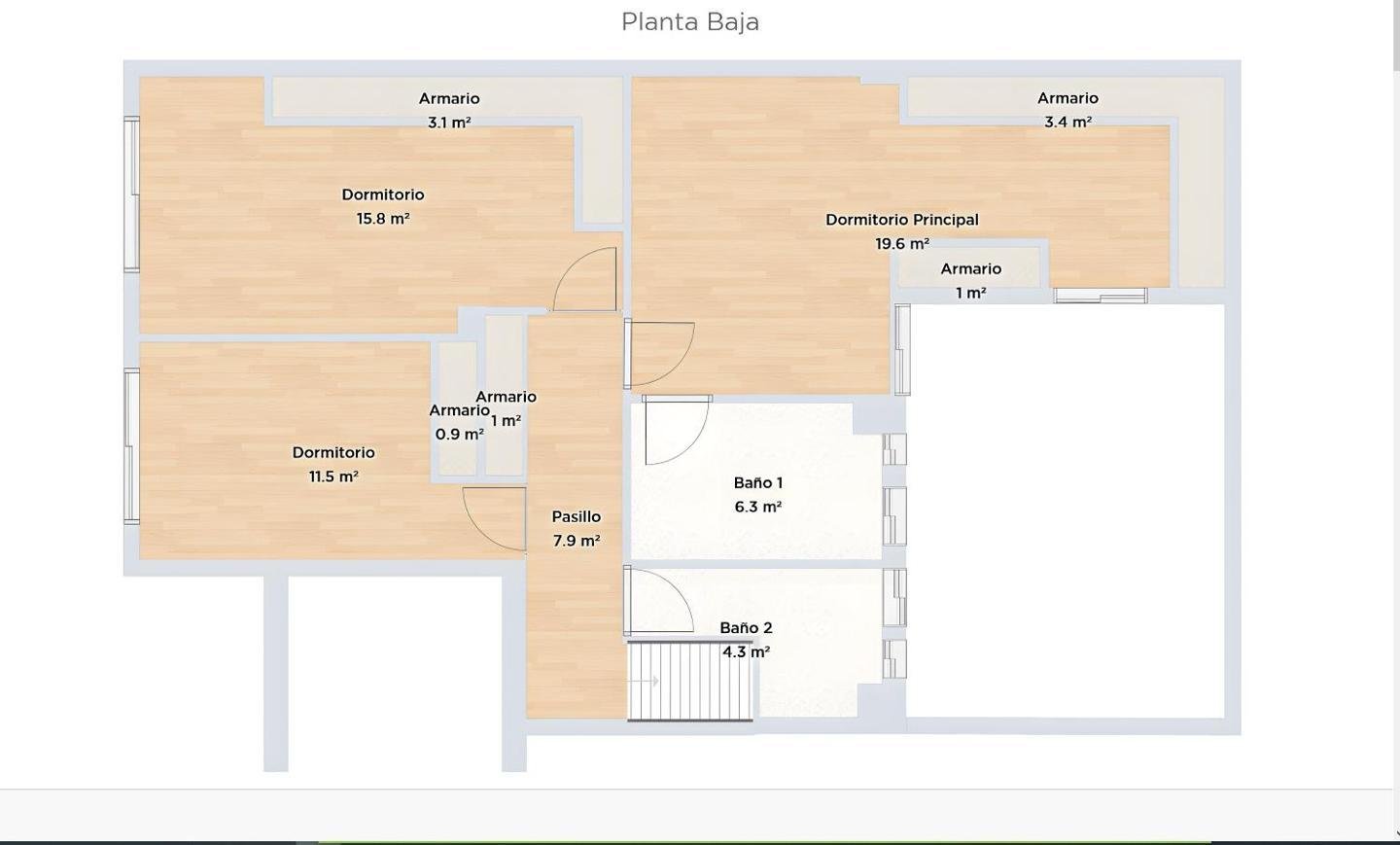 Piso de 180 m² en Málaga