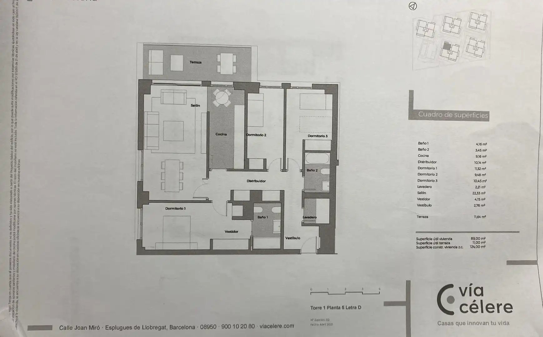 Pis de 124 m² a Esplugues de Llobregat