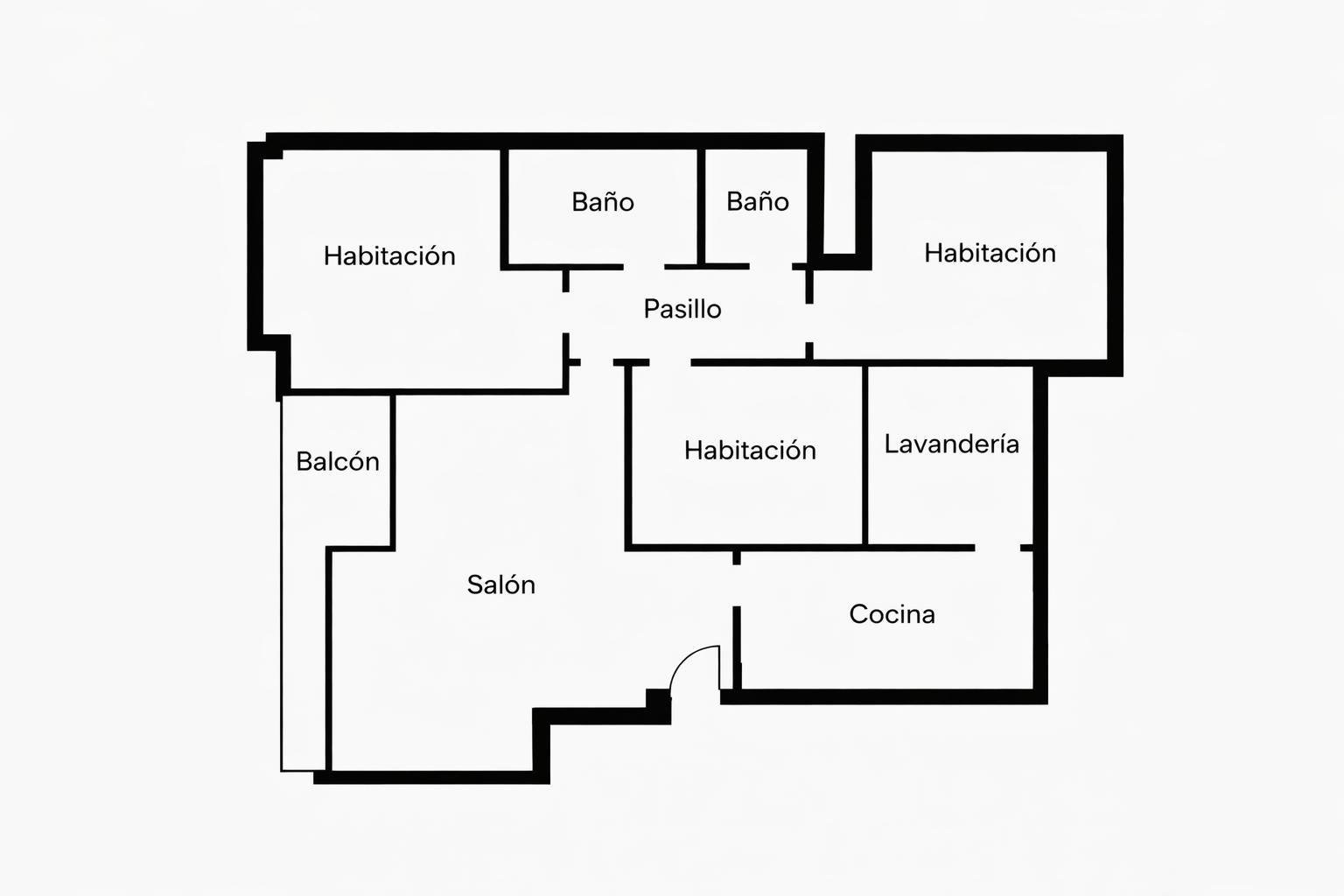 Pis de 87 m² a Gandia