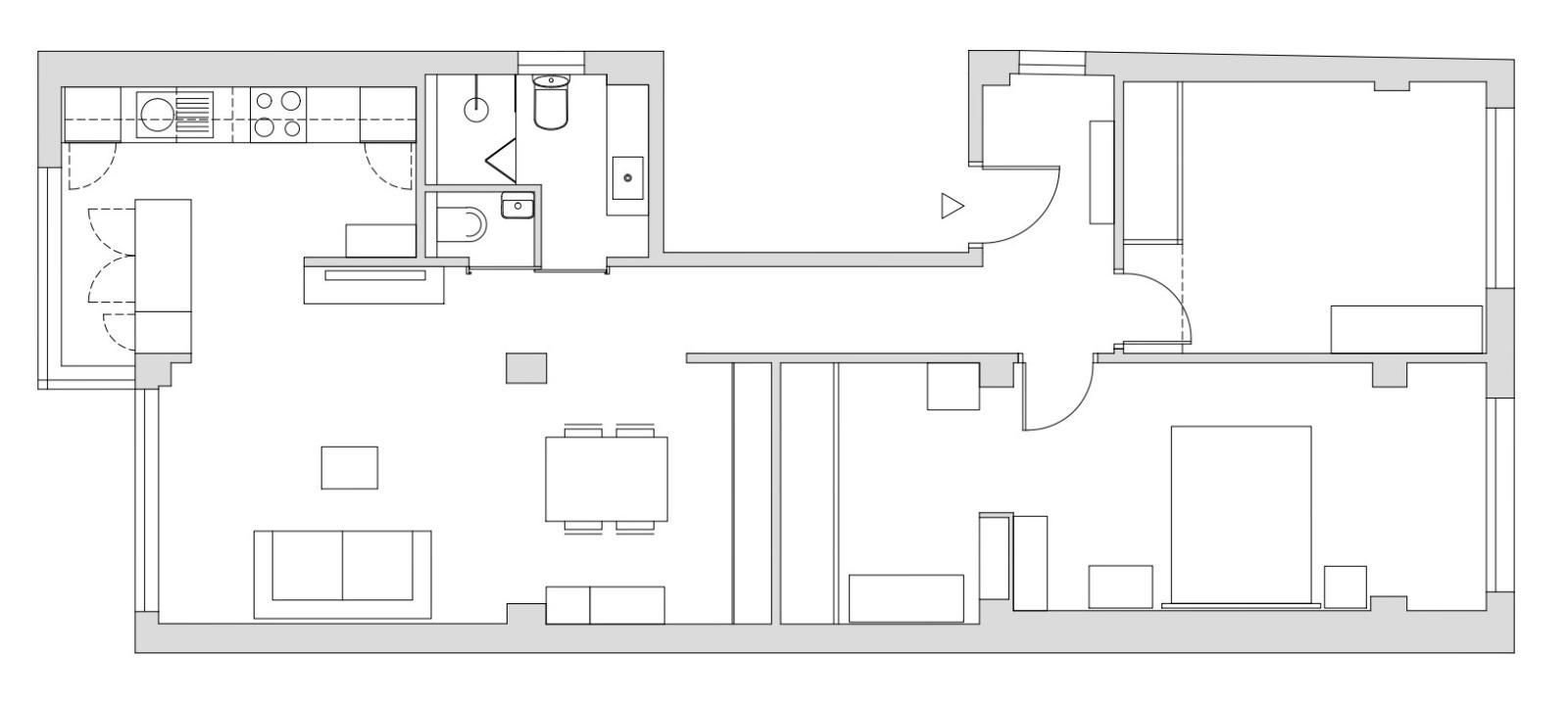 Pis de 85 m² a A Corunya