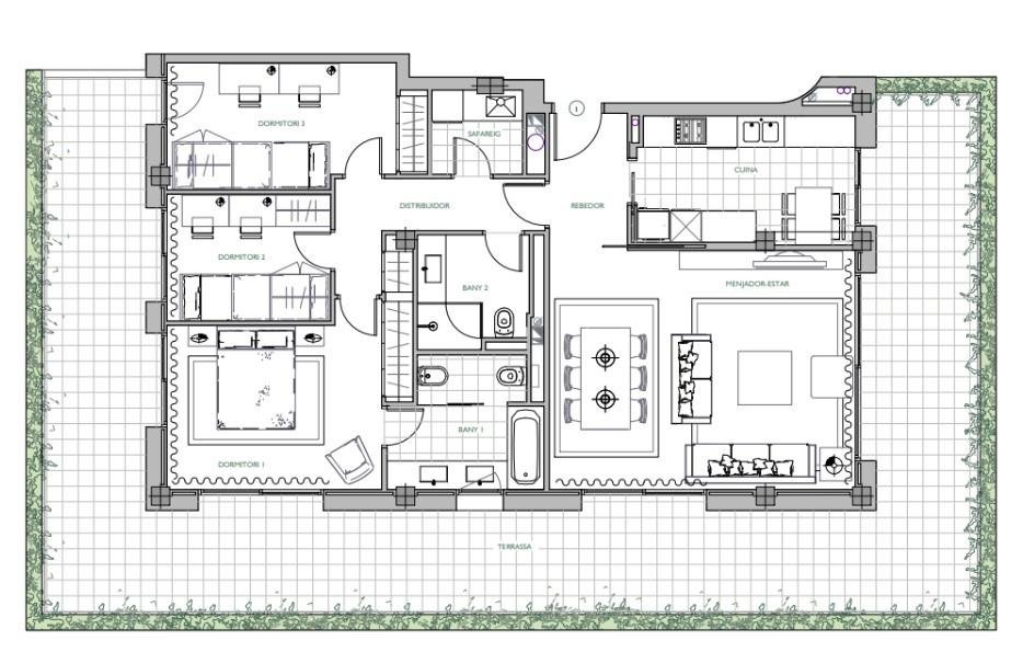 Pis de 165 m² a Barcelona