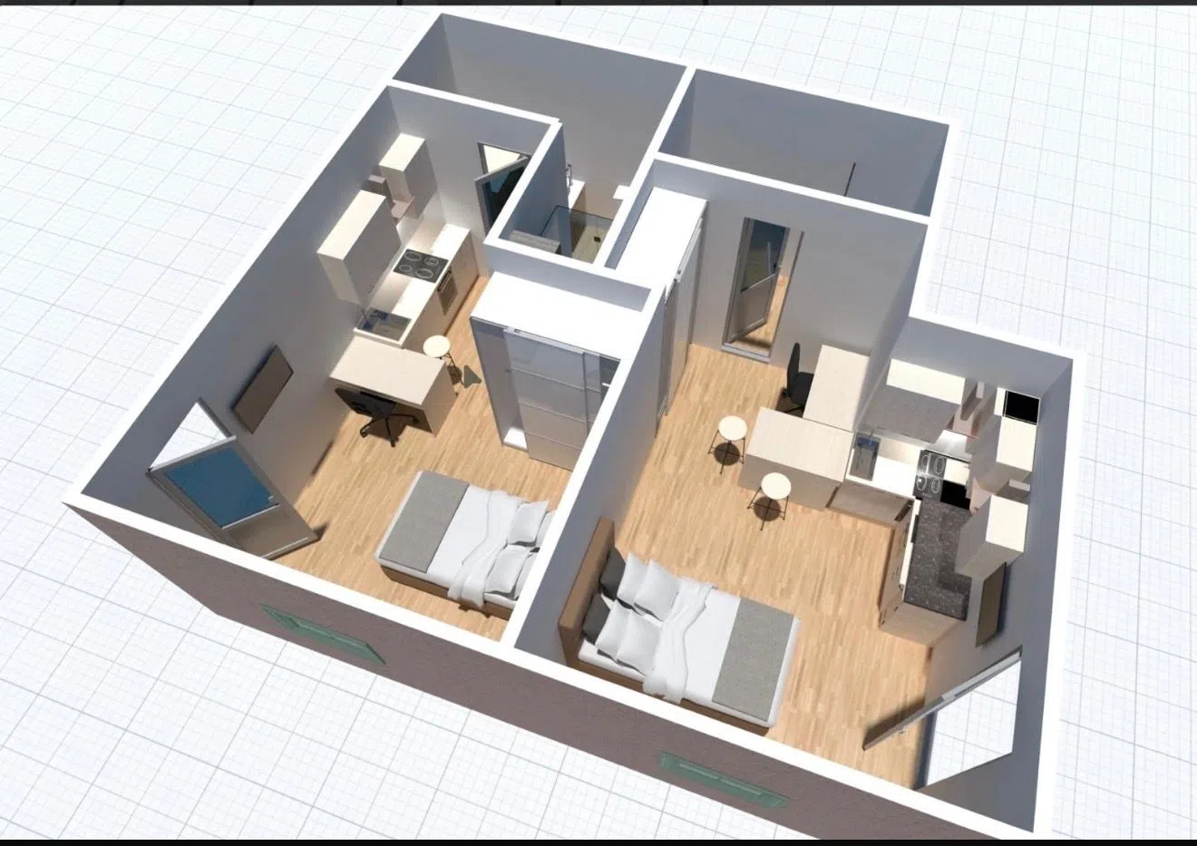 Piso de 30 m² en Murcia